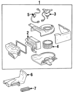 8711060190 - HVAC: Heater Assembly for Toyota: Land Cruiser Image