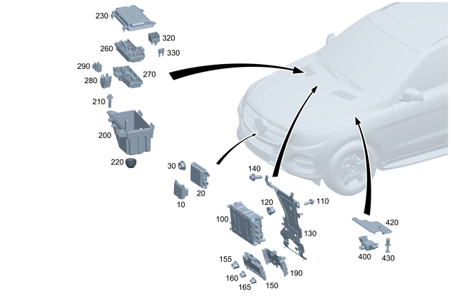 905661964 - Electrical Equipment and Instruments: Control Unit for Mercedes-Benz: 300C, 300CD, AMG GT 43, AMG GT 55, AMG GT 63 Pro, C300, C43 AMG, C63 AMG S E Performance, CLE300, CLE450, CLE53 AMG, EQE 350, EQE 350 SUV, EQE 350+, EQE 350+ SUV, EQE 500, EQE 500 SUV, EQE AMG, EQE AMG SUV, EQS 450, EQS 450 SUV, EQS 450+, EQS 450+ SUV, EQS 580, EQS 580 SUV, EQS AMG, GLC300, GLC350e, GLC43 AMG, GLC63 AMG S E Performance, S500, S63 AMG E Performance, SL43 AMG, SL55 AMG, SL63 AMG, SL63 AMG S E Performance Image image