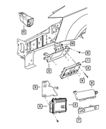 5150562AC - : Powertrain Control Module for Chrysler: Town &amp; Country | Dodge: Grand Caravan Image