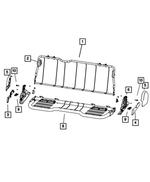 68050841AA - Interior Trim: Seat Back Latch, Right for Mopar Image