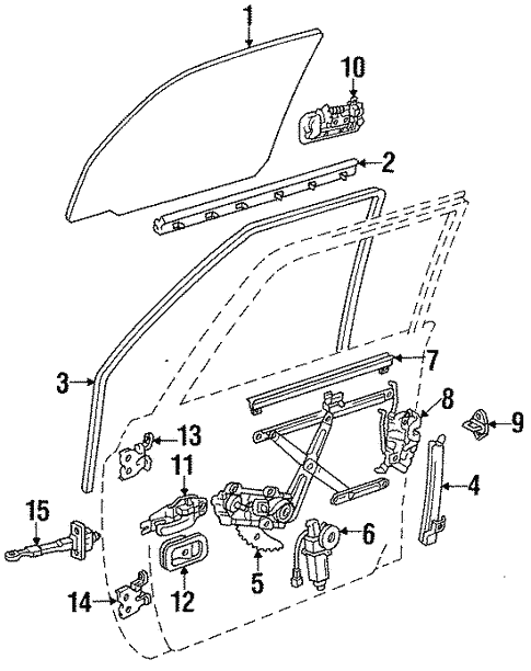 Parts Centre | Toyota On The Park | Glass - Front Door for