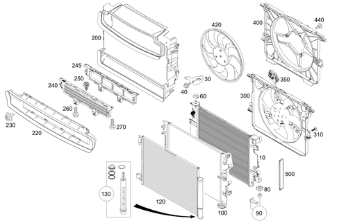 Radiator, Mounting, and Covering for 2009 Smart Fortwo #0
