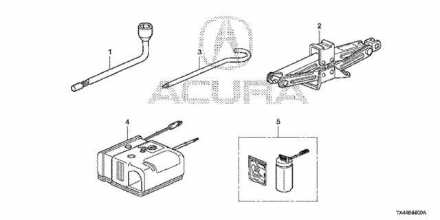 Tools - Jack for 2013 Acura RDX #0
