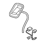 7P6857934 - Body: Mirror Gasket for Volkswagen Image