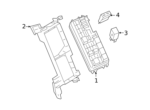 Fuse & Relay for 2009 Mercedes-Benz GL550 #1
