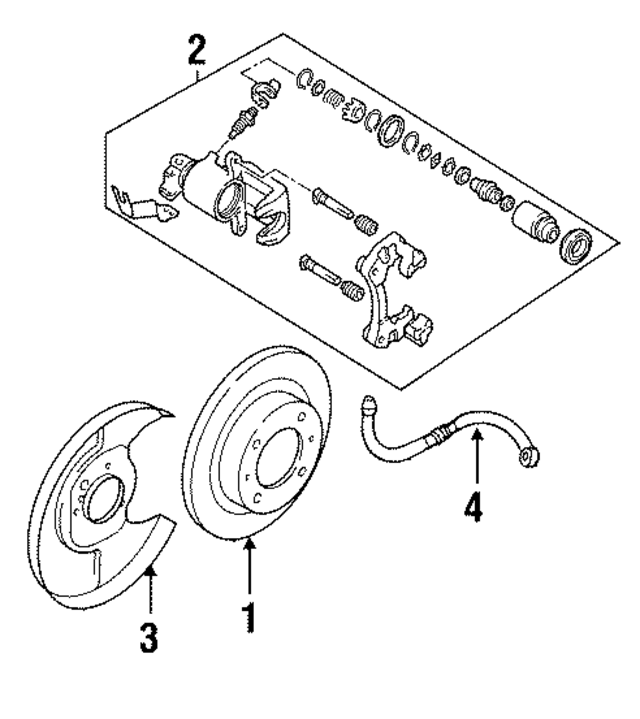 4401164G00RE - : Caliper for Nissan: Pathfinder Image