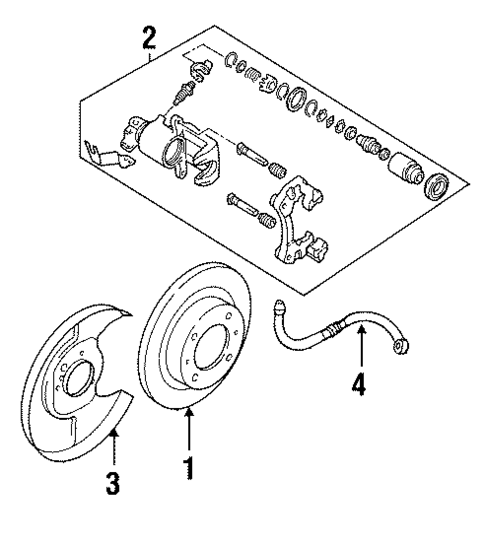 Rear Brakes for 1992 Nissan Pathfinder #0
