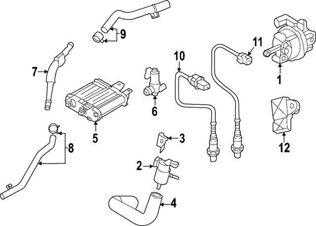 289212S100 - : Vapor Hose for Kia Image
