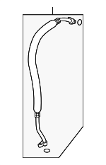 9571080J10 - HVAC: Suction Hose for Suzuki Image