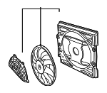 64546921383 - HVAC: Fan Assembly for BMW: 740i, 740iL, 750iL, Z8 Image