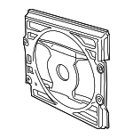 64548380778 - HVAC: Shroud for BMW: 740i, 740iL, 750iL, Z8 Image