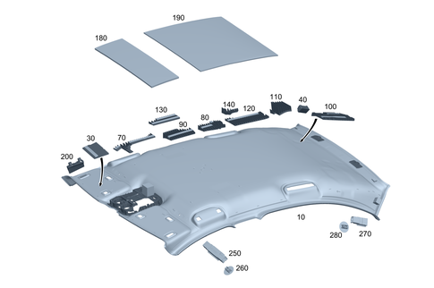 Roof Lining/Headlining for 2026 Mercedes-Benz C63 AMG S E Performance #0