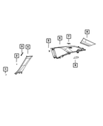 55315143AA - Interior Trim: Clip for Mopar Image