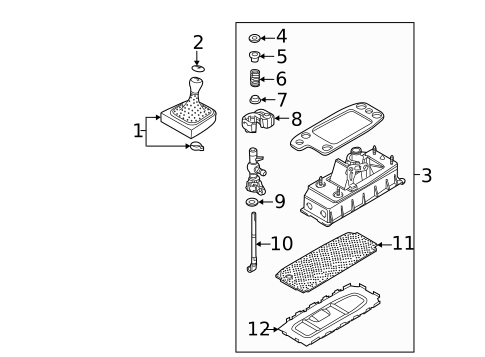 Gear Shift Control for 2011 Volkswagen GTI #0