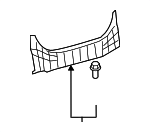 5838706060 - Body: Rear Panel Trim for Toyota: Camry Image