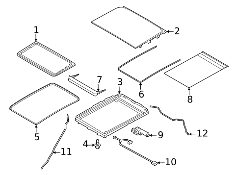 Roof for 2023 Lincoln Aviator #0