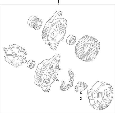 Alternator for 2024 Kia Soul #1