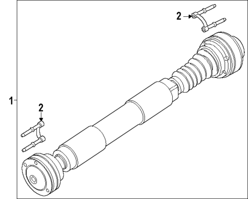 Drive Shaft for 2025 Ford Ranger #1