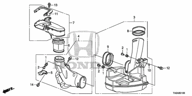 Resonator Chamber (V6) for 2012 Honda Accord #0