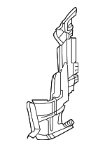 8W0121284AM - Cooling System: Outer Duct for Audi: A4, A4 allroad, A4 Quattro Image image