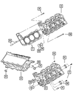 R6637056AB - 3.7L Gas; Engine: Cylinder Head for Mopar Image