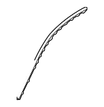 971853102E041 - Body: Upper Molding for Porsche Image
