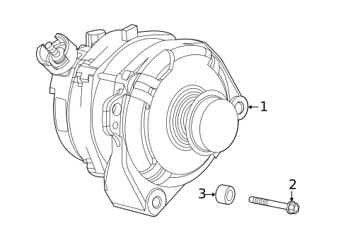 Alternator for 2025 GMC Sierra 2500 HD #4