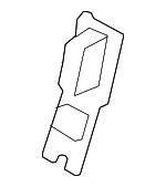 7299660280C0 - Body: Seat Back Frame Cover for Lexus: GX550, LX600, LX700h Image