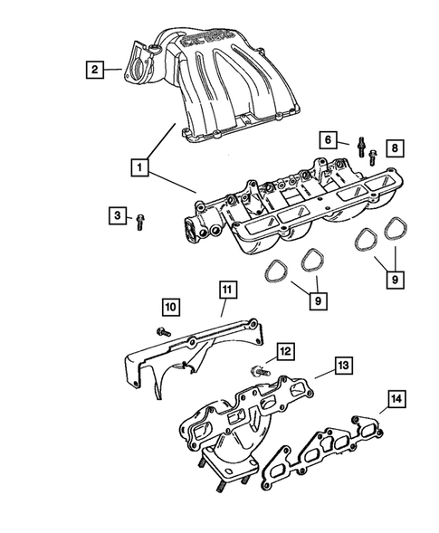 Manifolds for 2004 Jeep Wrangler #0