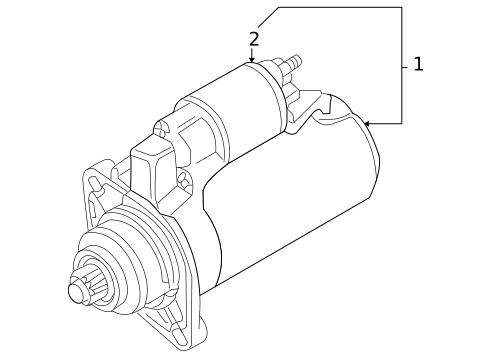 Starter for 2013 Audi TTS Quattro #0