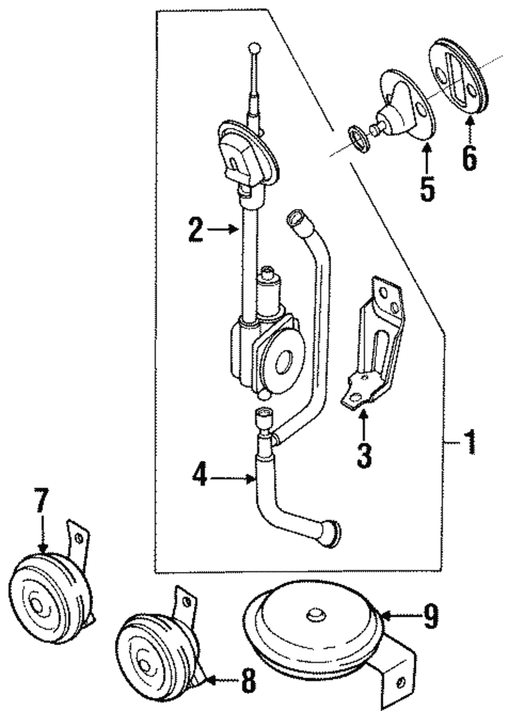 はく IONIC DYNAMICS 1990-1996 Nissan 300ZX 2+0/2+2 JDM OEM Front
