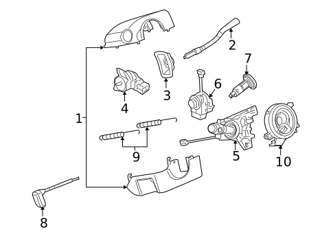 Ignition Lock for 2007 Saturn Relay #0