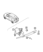 6106134AA - Electrical: Hex Nut for Dodge: Hornet | Fiat: 500, 500X | Jeep: Renegade | Ram: ProMaster 1500, ProMaster 2500, ProMaster 3500, ProMaster City Image