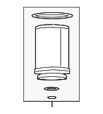 2781800009 - Maintenance &amp; Lubrication: Engine Oil Filter Element for Mercedes-Benz Image