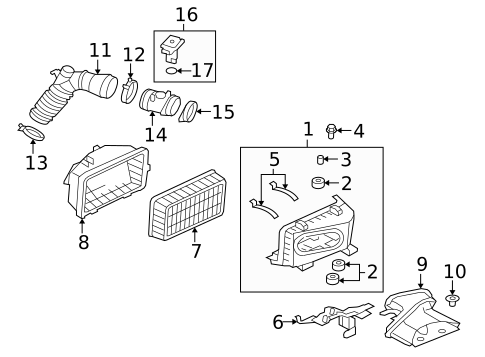 Air Intake for 2012 Mitsubishi Lancer #0