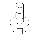 1244206257B - Body: Front Cover Screw for Kia: Cadenza, K900, Niro, Niro EV, Optima, Rio, Rio5 Image