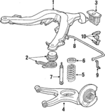 1263503008 - : Rear Sub-Frame for Mercedes-Benz Image