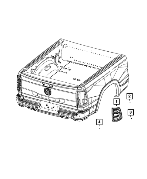 Lamps, Interior and Exterior for 2021 Ram 1500 #29