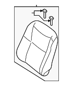 876509HS0D - : Seat Back Assembly for Nissan Image