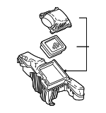 22712132 - Engine: Air Cleaner Assembly for Chevrolet: Cavalier | Pontiac: Sunfire Image