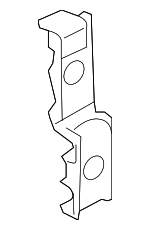 17227519270 - : Cooler Line Upper Bracket for BMW: 1 Series M, 128i, 135i, 135is, 525i, 525xi, 528i, 528i xDrive, 528xi, 530i, 530xi, 535i, 535i xDrive, 535xi, 545i, 550i, 645Ci, 650i, 745i, 745Li, 750i, 750Li, 760i, 760Li, Alpina B7, X3, X5, Z4 Image