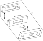 2618321P00 - : Lens &amp; Housing Gasket for Nissan Image
