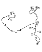 68396022AB - Brakes: Brake Tube for Mopar Image
