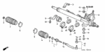 53434S04J51 - Chassis: CLIP, TIE ROD for Acura Image