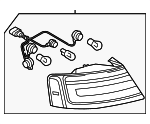 8T0945095A - Electrical: Tail Lamp Assembly for Audi: A5, A5 Quattro, S5 Image