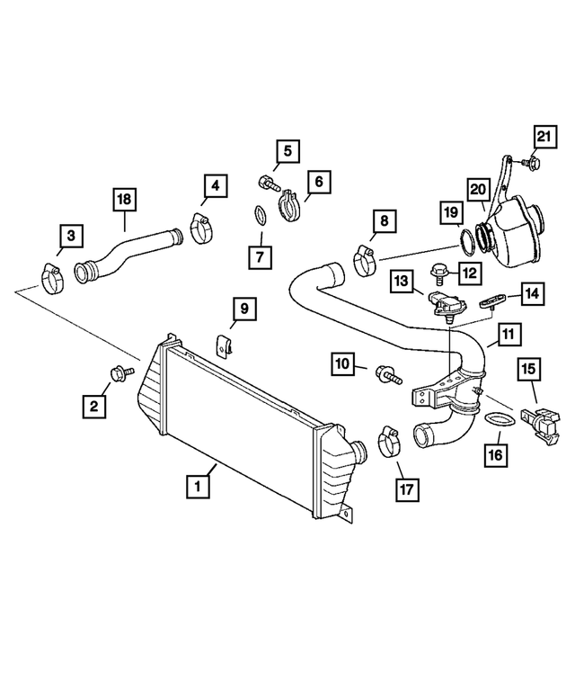 5104601AA - Cooling: Hose Clamp for Mopar Image