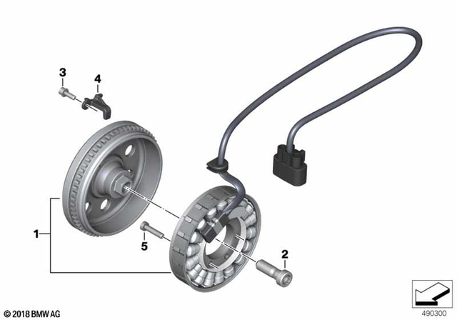 7129909591 - : Isa Screw - M6X25-010.9-Mkl for BMW-Motorrad Image
