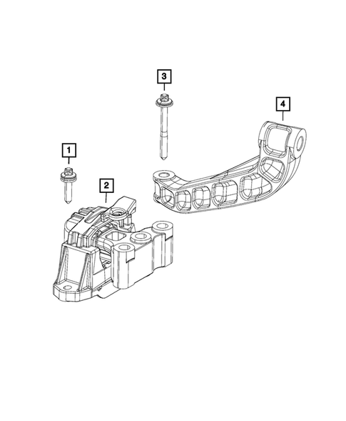 Engine Mounting for 2015 Jeep Renegade #0