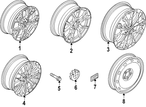 Wheels for 2025 BMW 228 xDrive Gran Coupe #0
