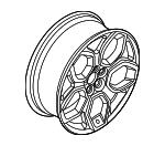 LK9Z1007D - : Wheel, Alloy for Ford: Mustang Mach-E Image